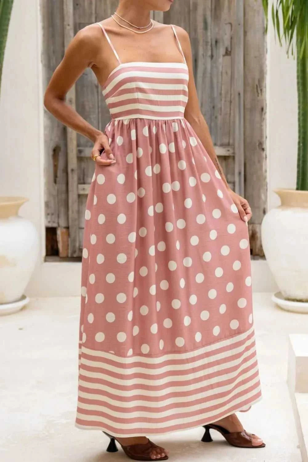 Polka Dot Square Neck Cami Dress 100100205741170 31 Gifts for Her Jerry's Apparel 