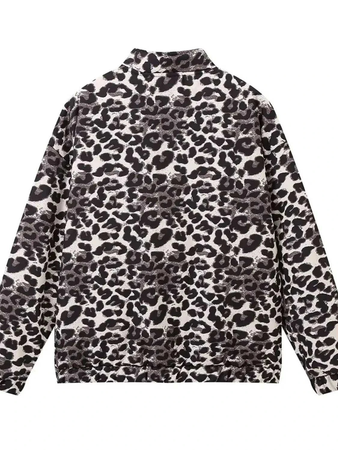 Leopard Print Oversized Bomber Jacket 100100803282037 55 Affordable Fashion Under $100 Jerry's Apparel 