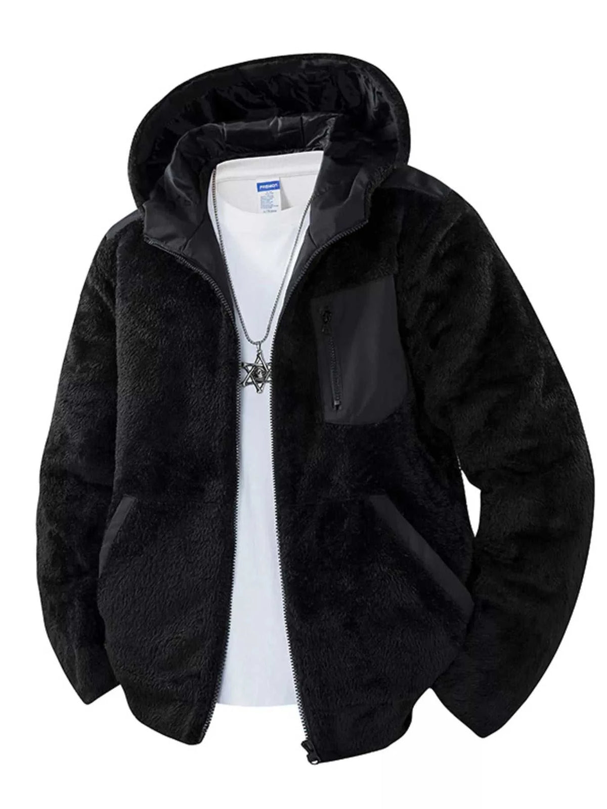 Men's Zip Up Fleece Hooded Jacket 100400117922931 79 Affordable Fashion Under $100 Jerry's Apparel 