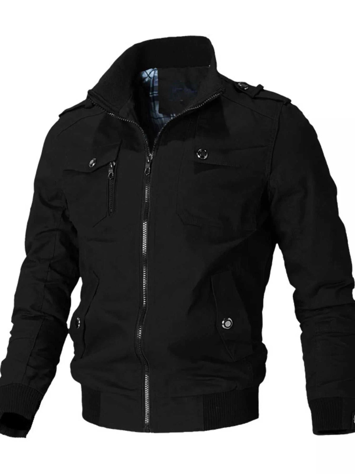 Men's Plus Size Casual Zip Up Lightweight Jacket 100400070280658 79 Affordable Fashion Under $100 Jerry's Apparel 