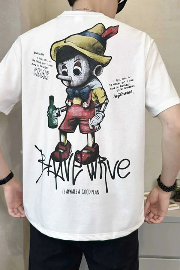 Men's Plus Size Graphic Round Neck Short Sleeve T-Shirt 100400688224231 83 Affordable Fashion Under $100 Jerry's Apparel 