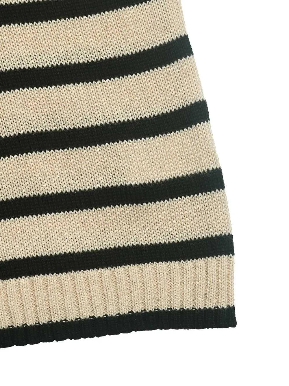 Perfee Striped Round Neck Long Sleeve Knit Top 100100498701057 40 Affordable Fashion Under $100 Jerry's Apparel 