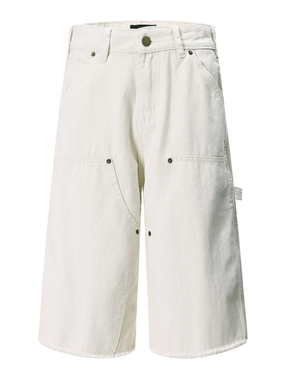 Men's Wide Leg Denim Shorts