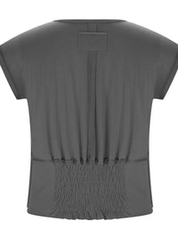 Deep V-Neck Cropped T-Shirt