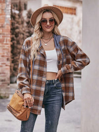 Oversized Plaid Button Up Shacket 100100074094768 50 Affordable Fashion Under $100 Jerry's Apparel 