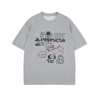 Men's Plus Size Graphic Round Neck Short Sleeve T-Shirt