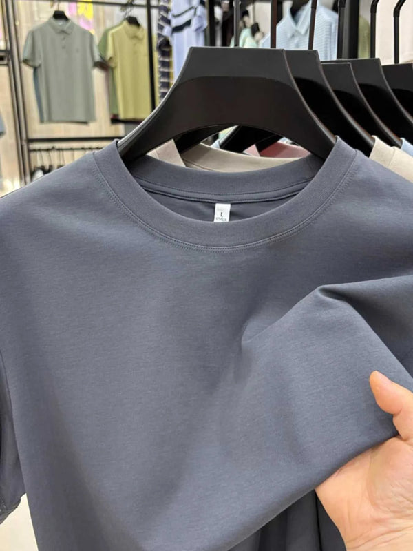 Men's Plus Size Short Sleeve Crew Neck T-Shirt 100400190324529 52 Affordable Fashion Under $100 Jerry's Apparel 