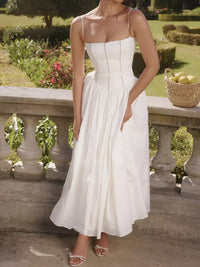 Floral Spaghetti Straps Midi Dress 101001005550846 56 Affordable Fashion Under $100 Jerry's Apparel 