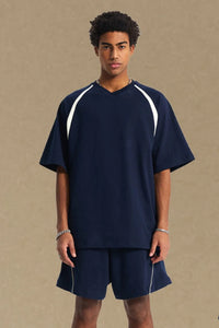 Men's Contrast Half Sleeve T-Shirt