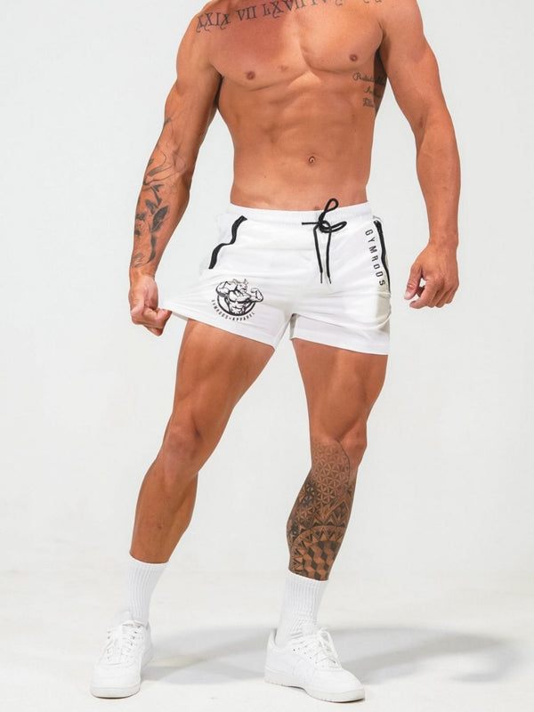 Men's Plus Size Drawstring Waist Shorts
