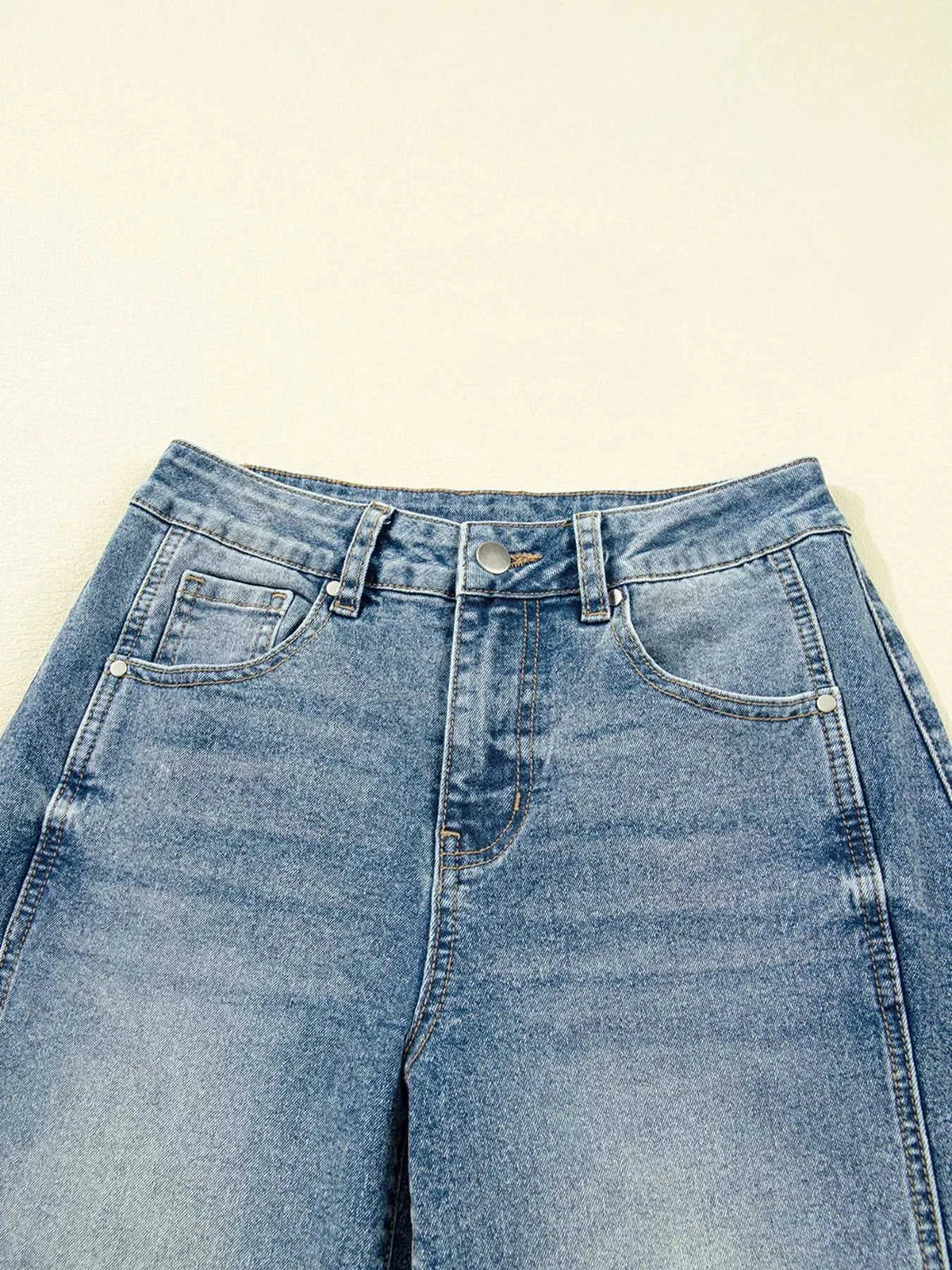 Vintage Washed Seam Detail Shift Jeans 100100563839679 76 Affordable Fashion Under $100 Jerry's Apparel 