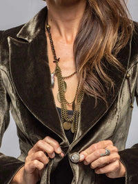 Velvet Lapel Collar One Button Blazer 100100335139968 39 Affordable Fashion Under $100 Jerry's Apparel 