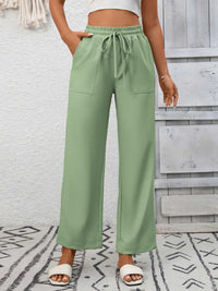 Casual Drawstring Wide Leg Pants 100100328755700 39 Affordable Fashion Under $100 Jerry's Apparel 