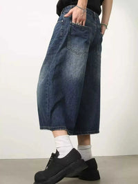 Men's Full Size Wide Leg Cropped Jeans Plus Size 100400455250579 28 Affordable Fashion Under $100 Jerry's Apparel 