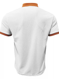 Men's Full Size Lace-Up Neckline Short Sleeve T-Shirt Plus Size 100400842767999 25 Affordable Fashion Under $100 Jerry's Apparel 