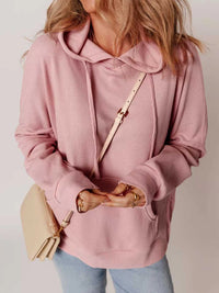 Waffle Knit Fleece Lined High Low Oversized Hoodie 100100642846930 47 Affordable Fashion Under $100 Jerry's Apparel 