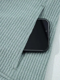 Ribbed Drop Shoulder Knit Hoodie 100100853787570 55 Affordable Fashion Under $100 Jerry's Apparel 