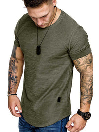 Men's Round Neck Slim Fit Casual T-Shirt 100400972198169 27 Affordable Fashion Under $100 Jerry's Apparel 