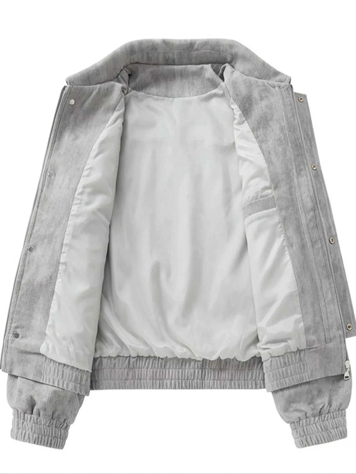 Men's Plus Size Casual Corduroy Snap-Down Jacket 100400200786678 79 Affordable Fashion Under $100 Jerry's Apparel 