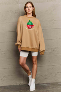 Simply Love Full Size MERRY CHRISTMAS Graphic Sweatshirt