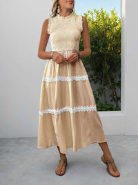 Striped Smocked Sleeveless Tiered Midi Dress 100100055203961 49 Affordable Fashion Under $100 Jerry's Apparel 