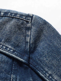 Men's Plus Size Zip Up Hooded Denim Jacket 100400617013607 115 Fashion Forward Plus Size Clothing Jerry's Apparel 