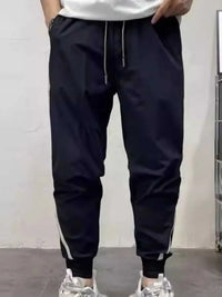 Men's Plus Size Drawstring Contrast Joggers 100400039865595 41 Affordable Fashion Under $100 Jerry's Apparel 