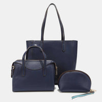 3-Piece Color Block Handbag Set