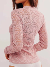 V-Neck Long Sleeve Lace Top 100100770175756 22 Affordable Fashion Under $100 Jerry's Apparel 