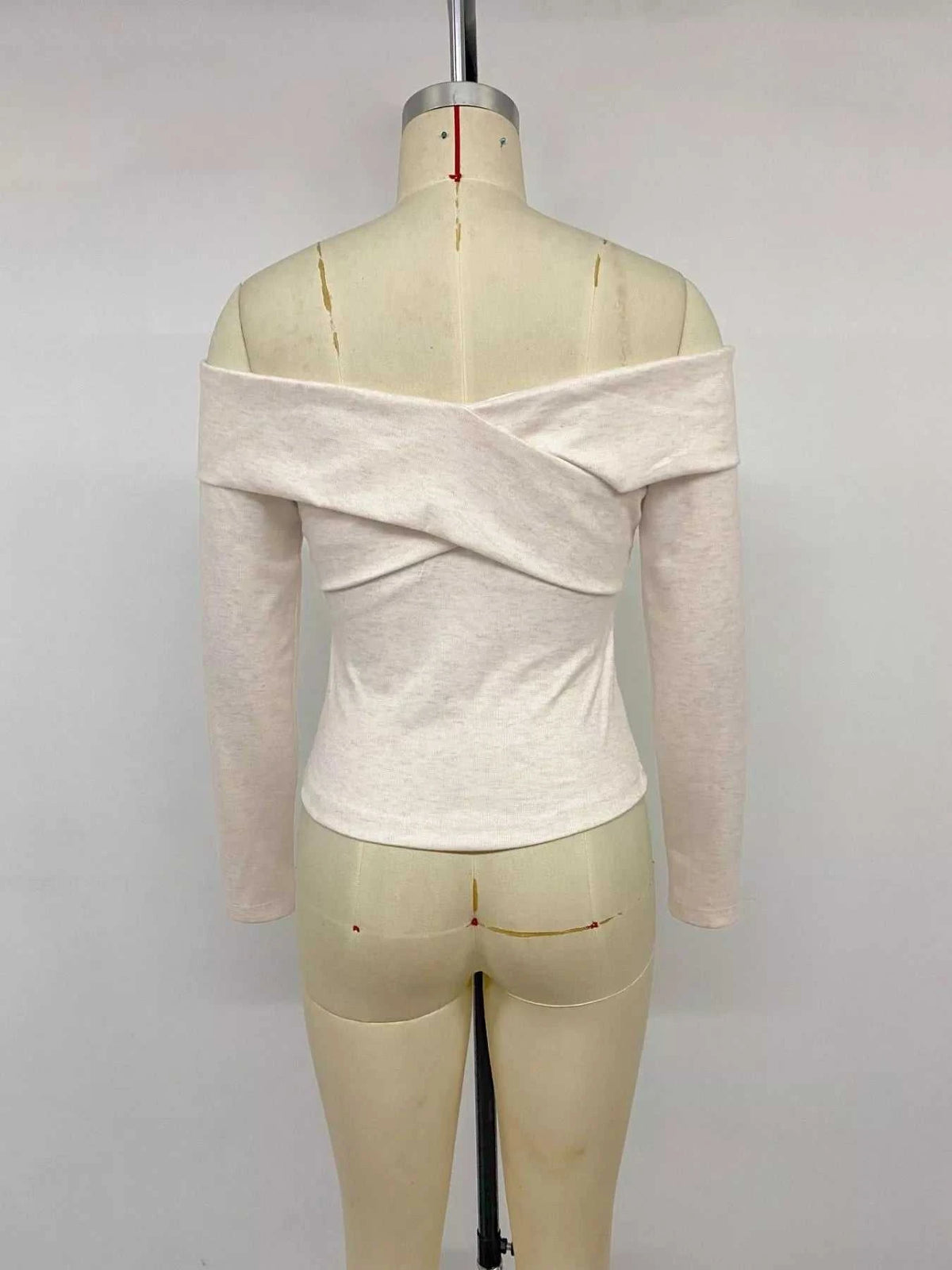 Crisscross Off-Shoulder Long Sleeve Top 100100674468098 36 Affordable Fashion Under $100 Jerry's Apparel 