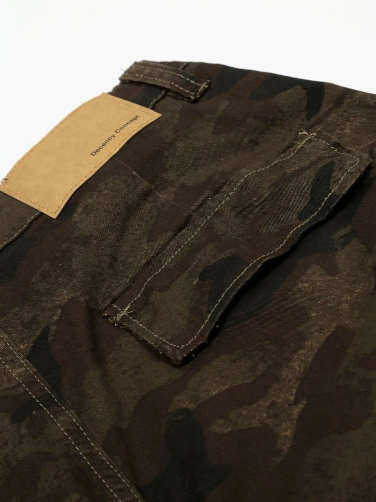 Men's Camouflage Cargo Wide Leg Shorts
