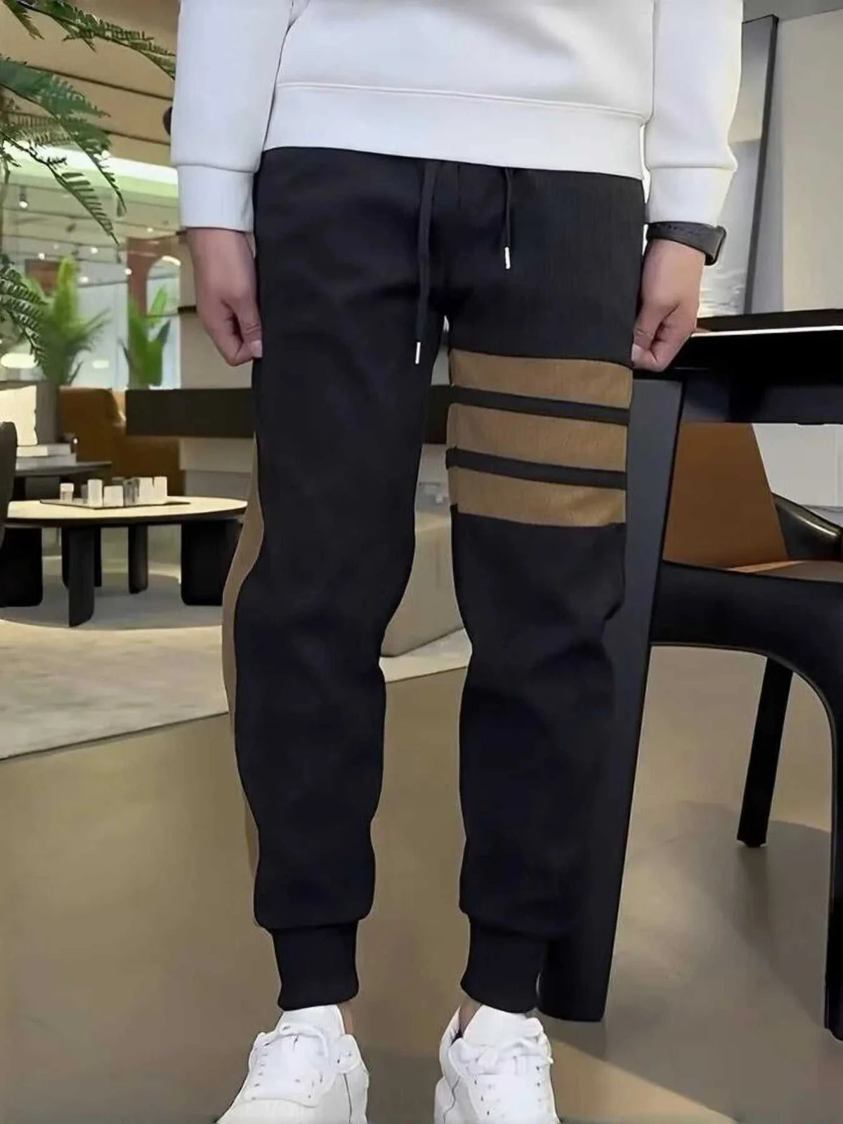 Men's Plus Size Drawstring Slim-Fit Joggers 100400205286179 37 Affordable Fashion Under $100 Jerry's Apparel 