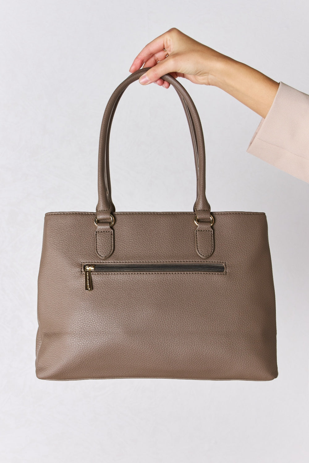 Structured Leather Handbag