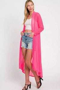 Zenana Mesh Open Front Cardigan 100100778001128 22 Affordable Fashion Under $100 Jerry's Apparel 