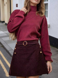 High-Waisted Corduroy Mini Skirt 101001460787503 26 Affordable Fashion Under $100 Jerry's Apparel 