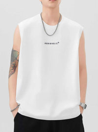 Men's Plus Size Letter Round Neck Tank 100400255866205 78 Affordable Fashion Under $100 Jerry's Apparel 