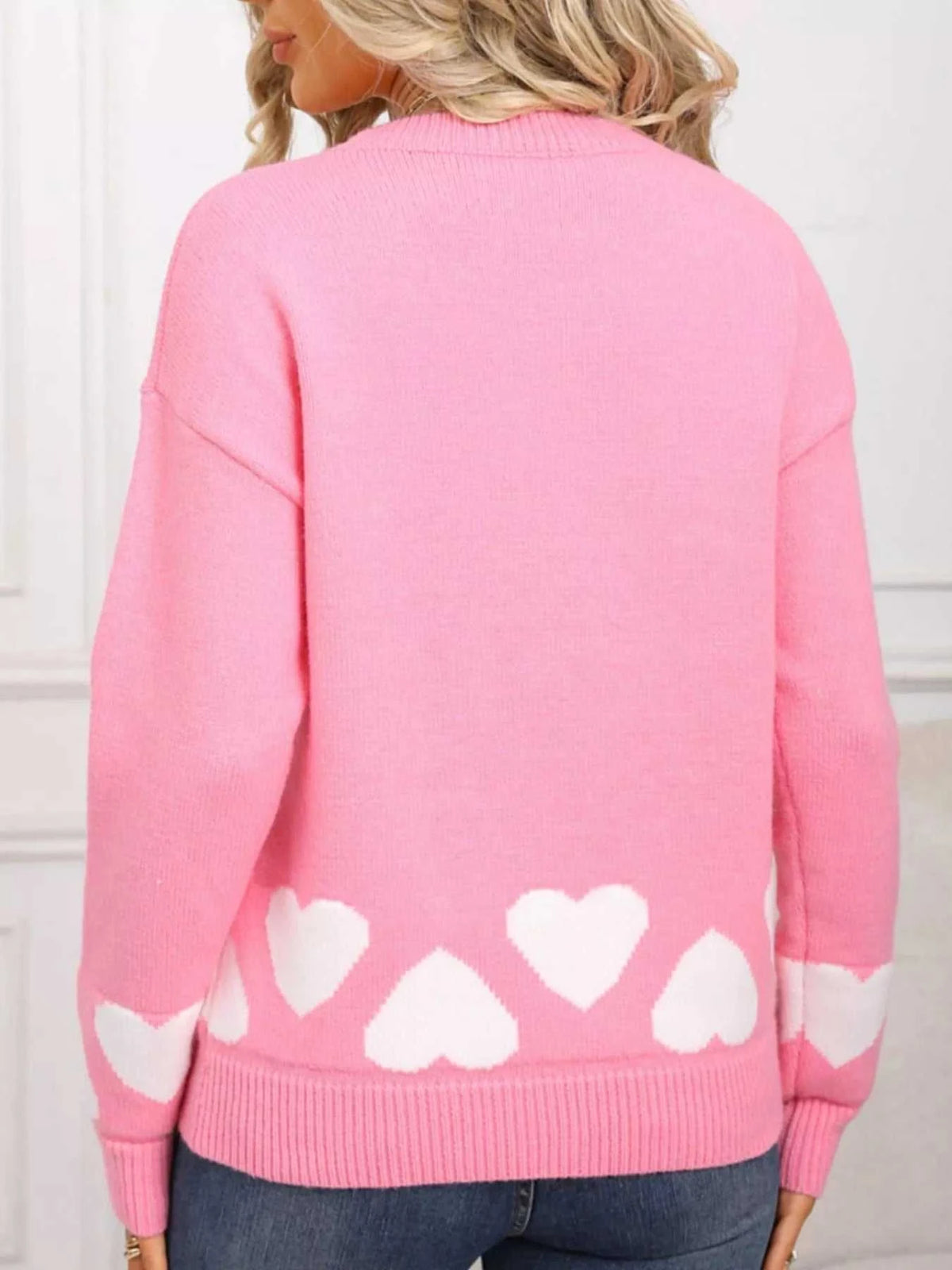Valentine's Day Heart Crew Neck Sweater 100100239862699 46 Affordable Fashion Under $100 Jerry's Apparel 
