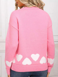 Valentine's Day Heart Crew Neck Sweater 100100239862699 46 Affordable Fashion Under $100 Jerry's Apparel 