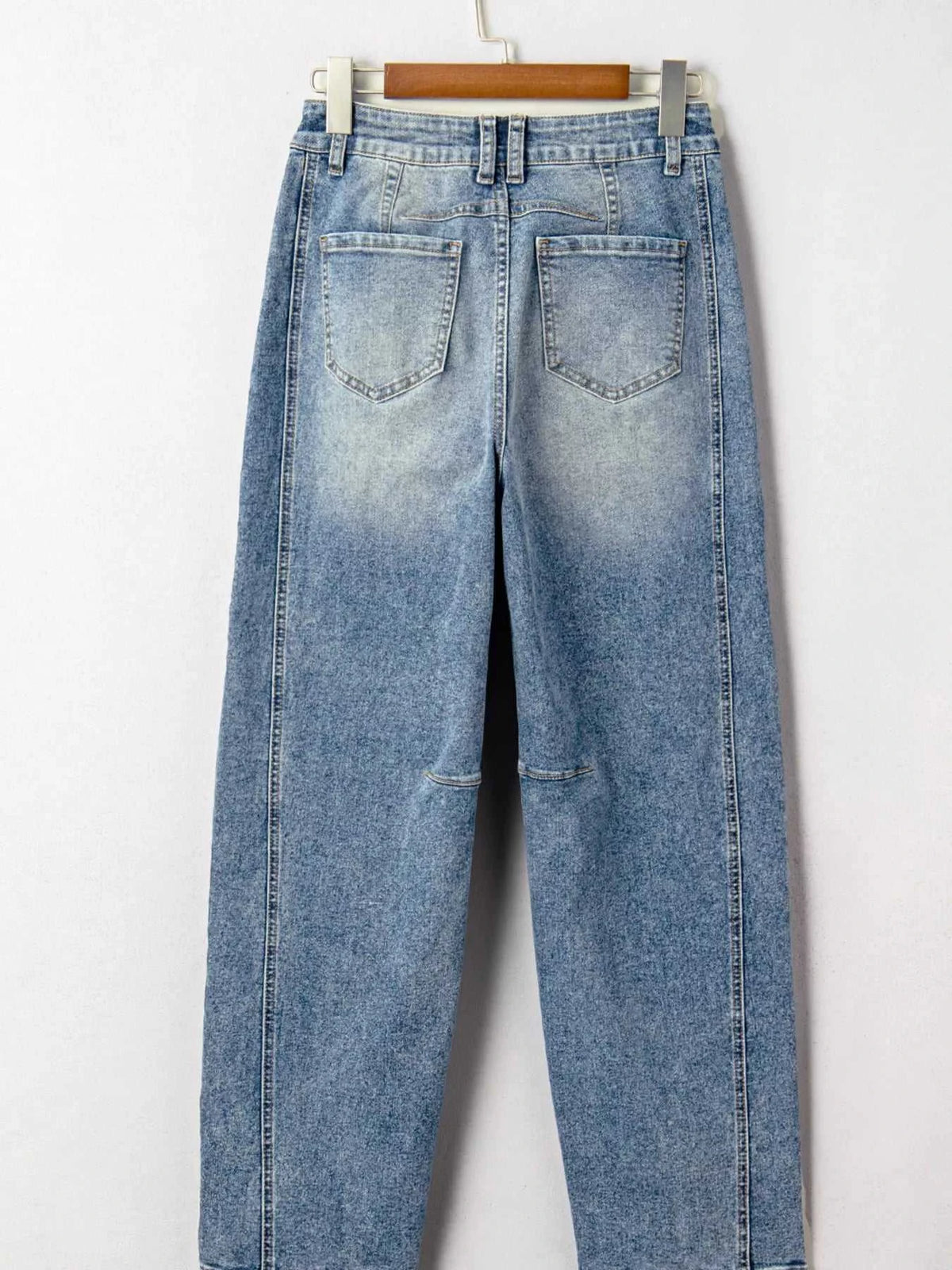 Vintage Washed Seam Detail Shift Jeans 100100563839679 76 Affordable Fashion Under $100 Jerry's Apparel 