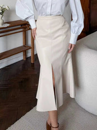 Slit Mermaid Midi Skirt 100100884632830 49 Affordable Fashion Under $100 Jerry's Apparel 