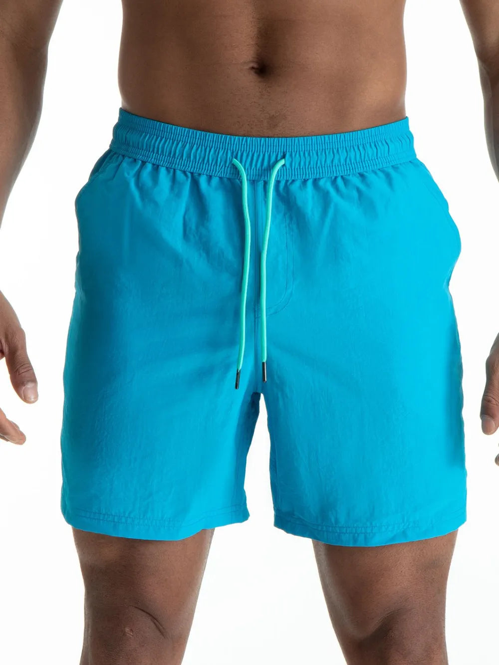 Men's Plus Size Drawstring Shorts with Pockets