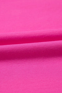 Casual Round Neck Bubble Sleeve T-Shirt