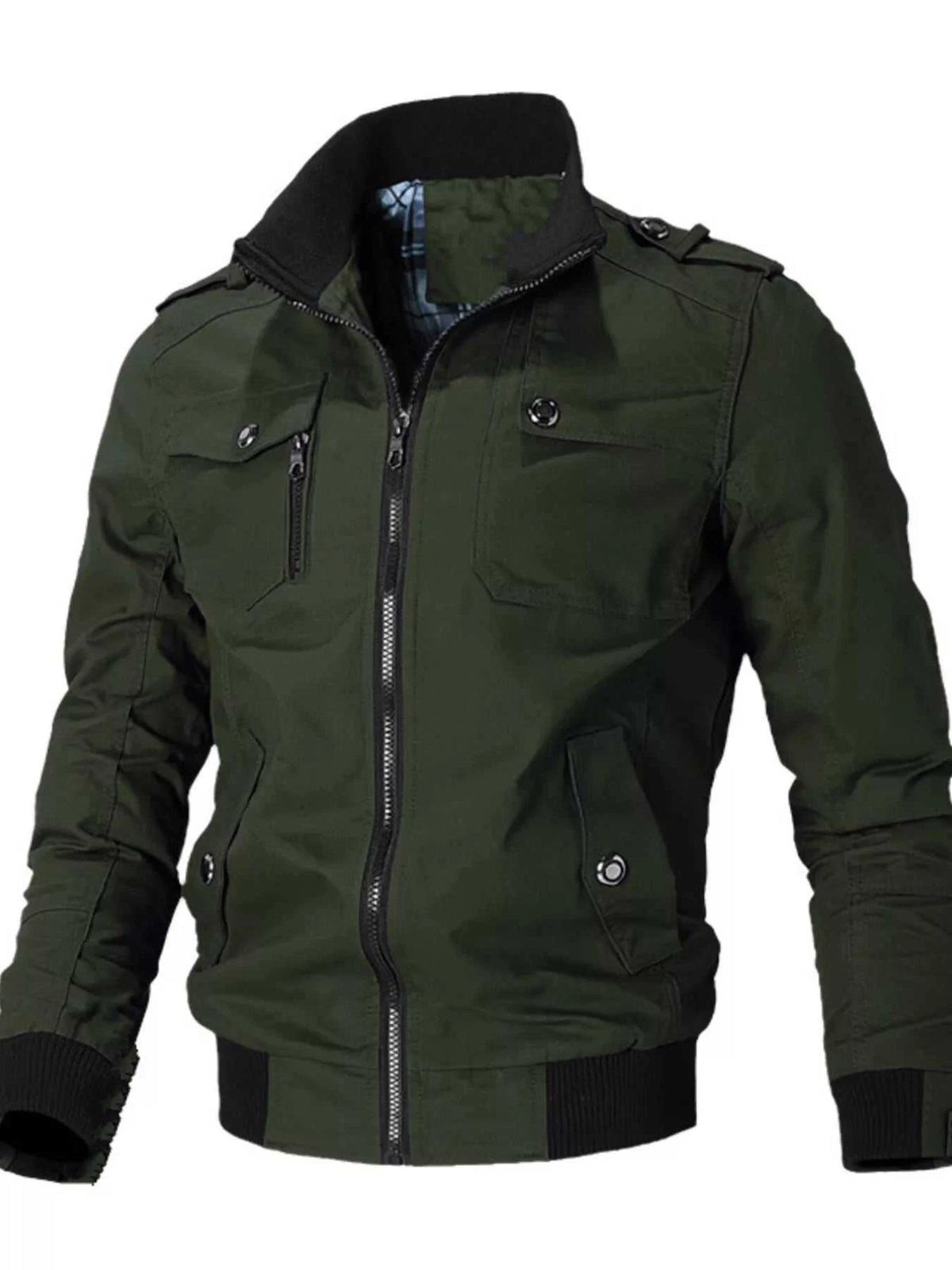 Men's Plus Size Casual Zip Up Lightweight Jacket 100400070280658 79 Affordable Fashion Under $100 Jerry's Apparel 