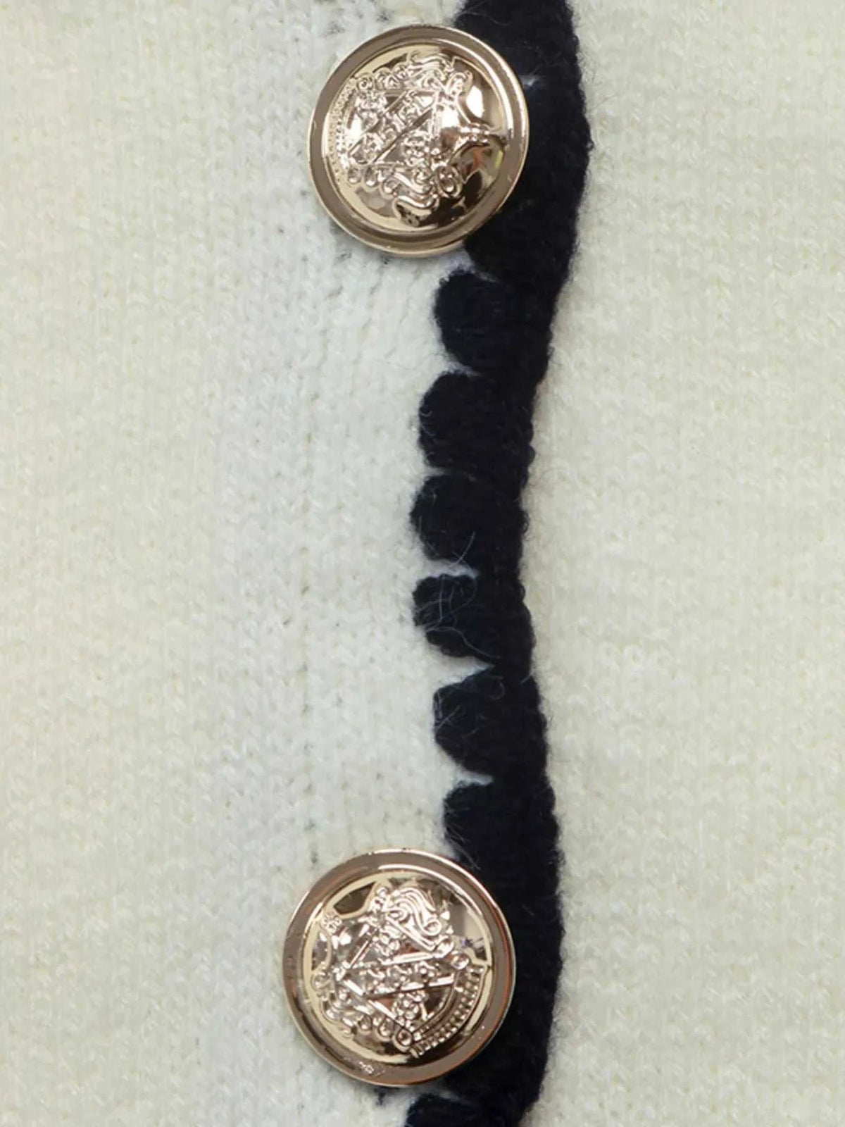 Contrast Trim V-Neck Button-Down Cardigan 101002872931400 55 Affordable Fashion Under $100 Jerry's Apparel 