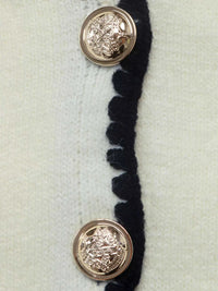 Contrast Trim V-Neck Button-Down Cardigan 101002872931400 55 Affordable Fashion Under $100 Jerry's Apparel 