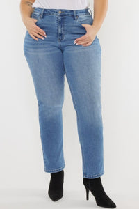 Full Size Cat's Whiskers High Waist Jeans