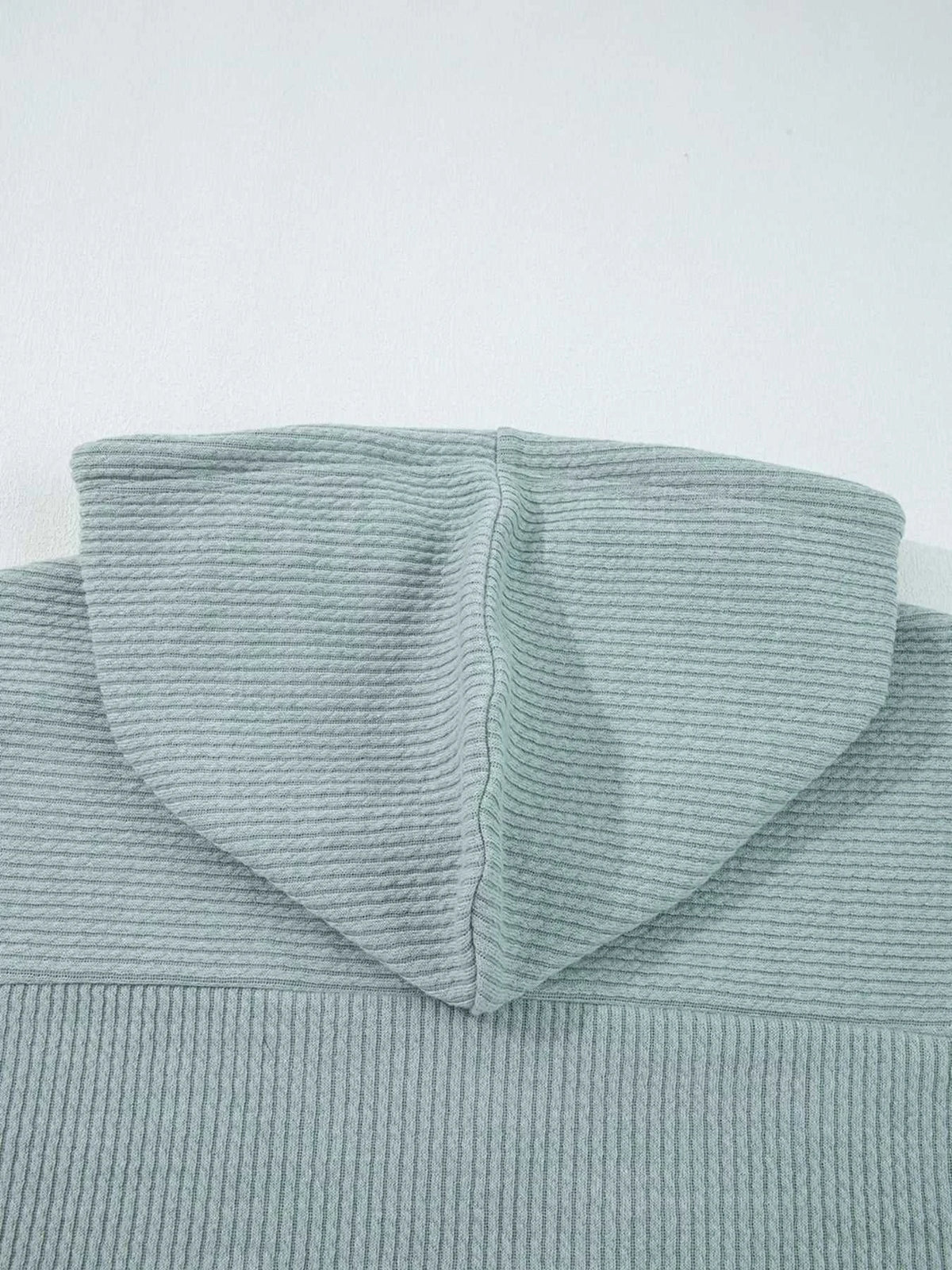 Ribbed Drop Shoulder Knit Hoodie 100100853787570 55 Affordable Fashion Under $100 Jerry's Apparel 