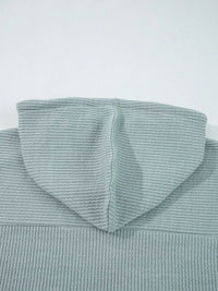 Ribbed Drop Shoulder Knit Hoodie 100100853787570 55 Affordable Fashion Under $100 Jerry's Apparel 