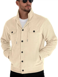 Men's Full Size Casual Corduroy Button-Down Jacket Plus Size 100400685932569 79 Affordable Fashion Under $100 Jerry's Apparel 