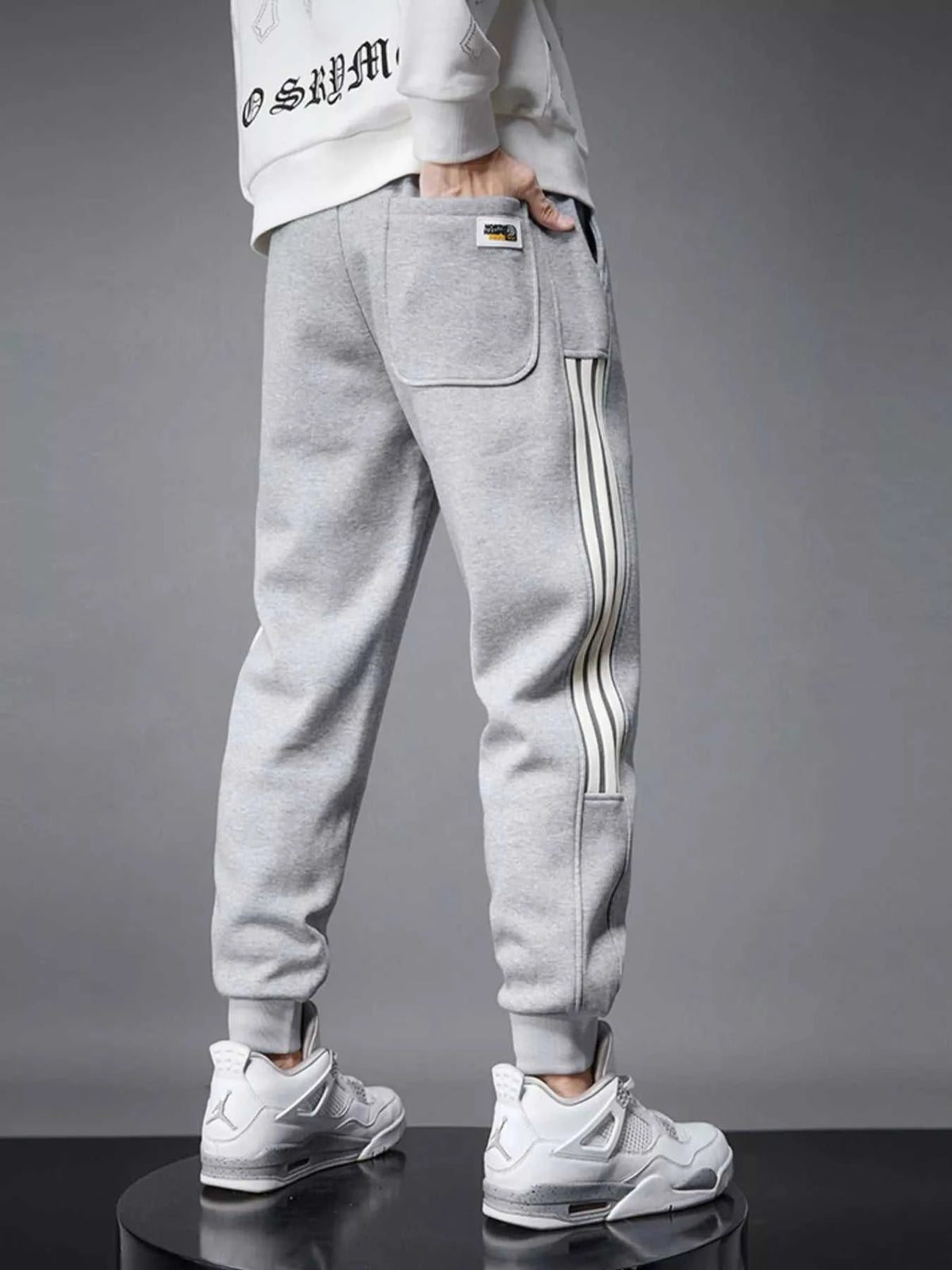 Men's Side Striped Drawstring Joggers 100400454027412 98 Affordable Fashion Under $100 Jerry's Apparel 